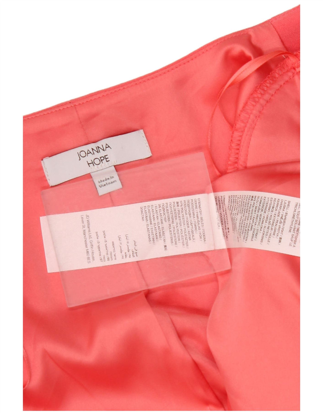 JOANNA HOPE Veste blazer ouverte à manches 3/4 pour femme UK 14 Rouge moyen