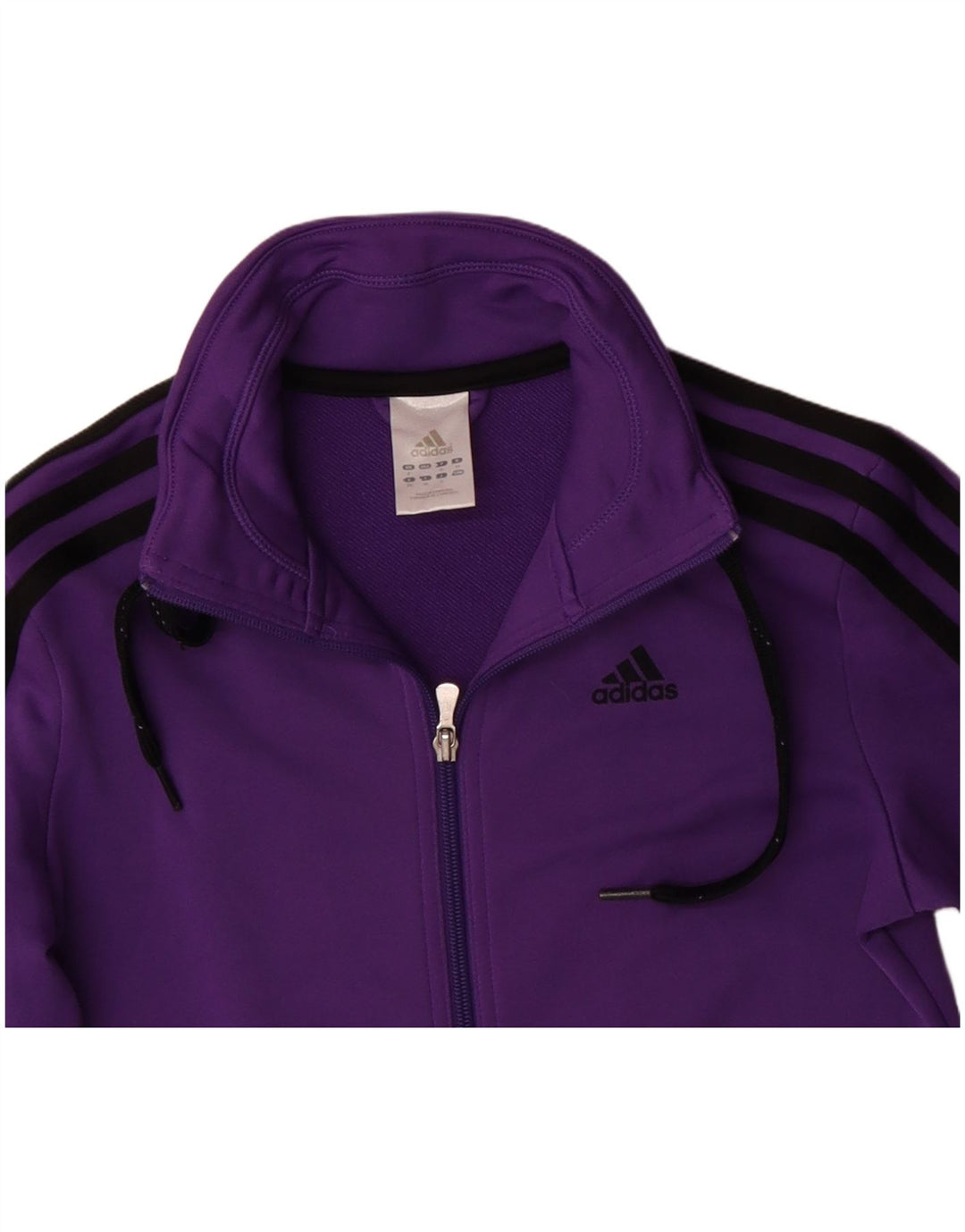 ADIDAS Veste de survêtement pour femme UK 10 Small Violet Polyester