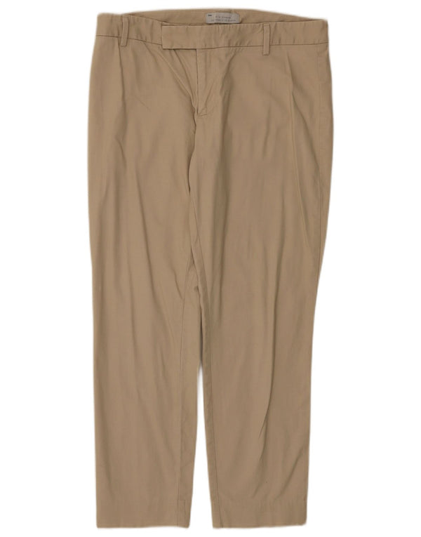 Gap Pantalon court slim pour femme UK 10 Small W30 L25 Coton beige