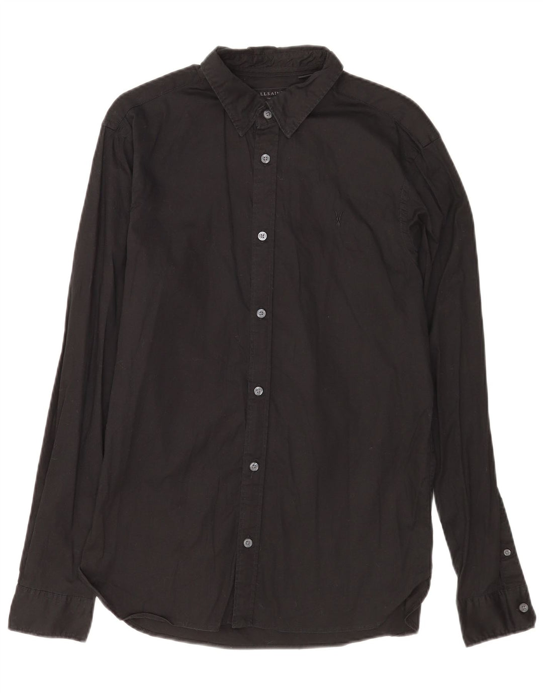 All Saints Chemise Homme Petit Noir Coton