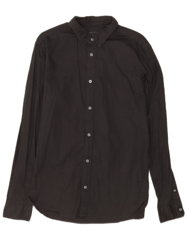 All Saints Chemise Homme Petit Noir Coton