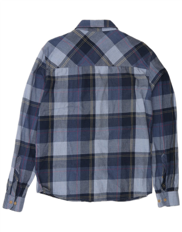 MONTURA Chemise Flanelle Homme Carreaux Bleu Marine Moyen