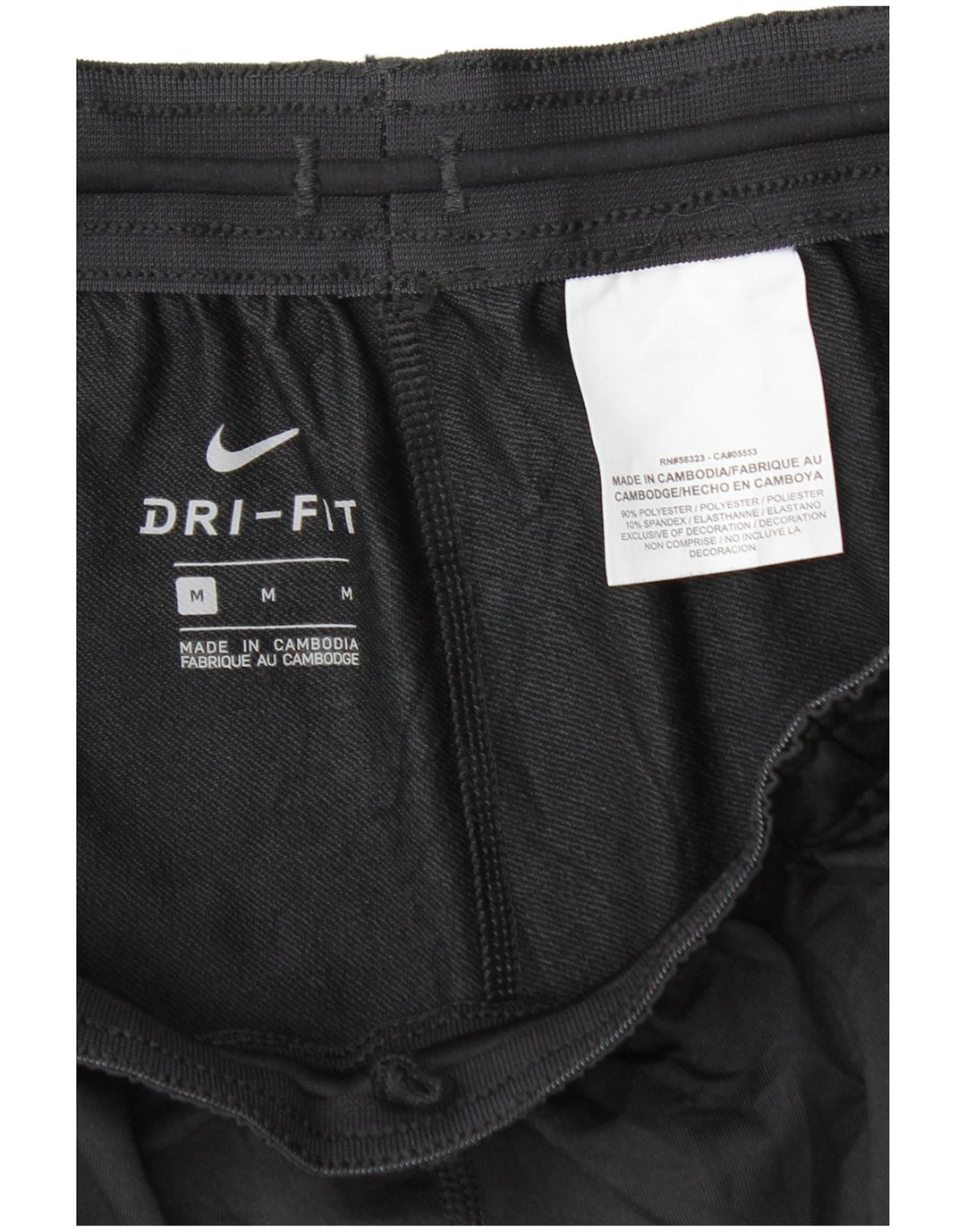 Nike Pantalon de survêtement Dri Fit Homme Noir Moyen Polyester
