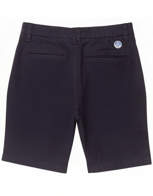 North Sails Short Chino Homme Medium W31 Bleu Marine Coton