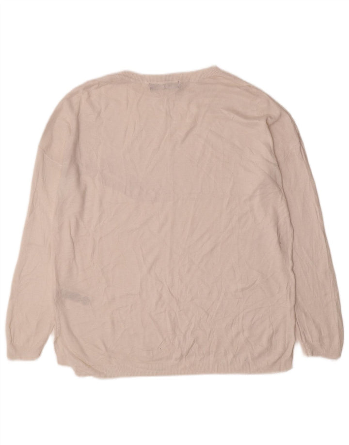 Marks & Spencer Pull col bateau pour femme UK 14 Medium Off White