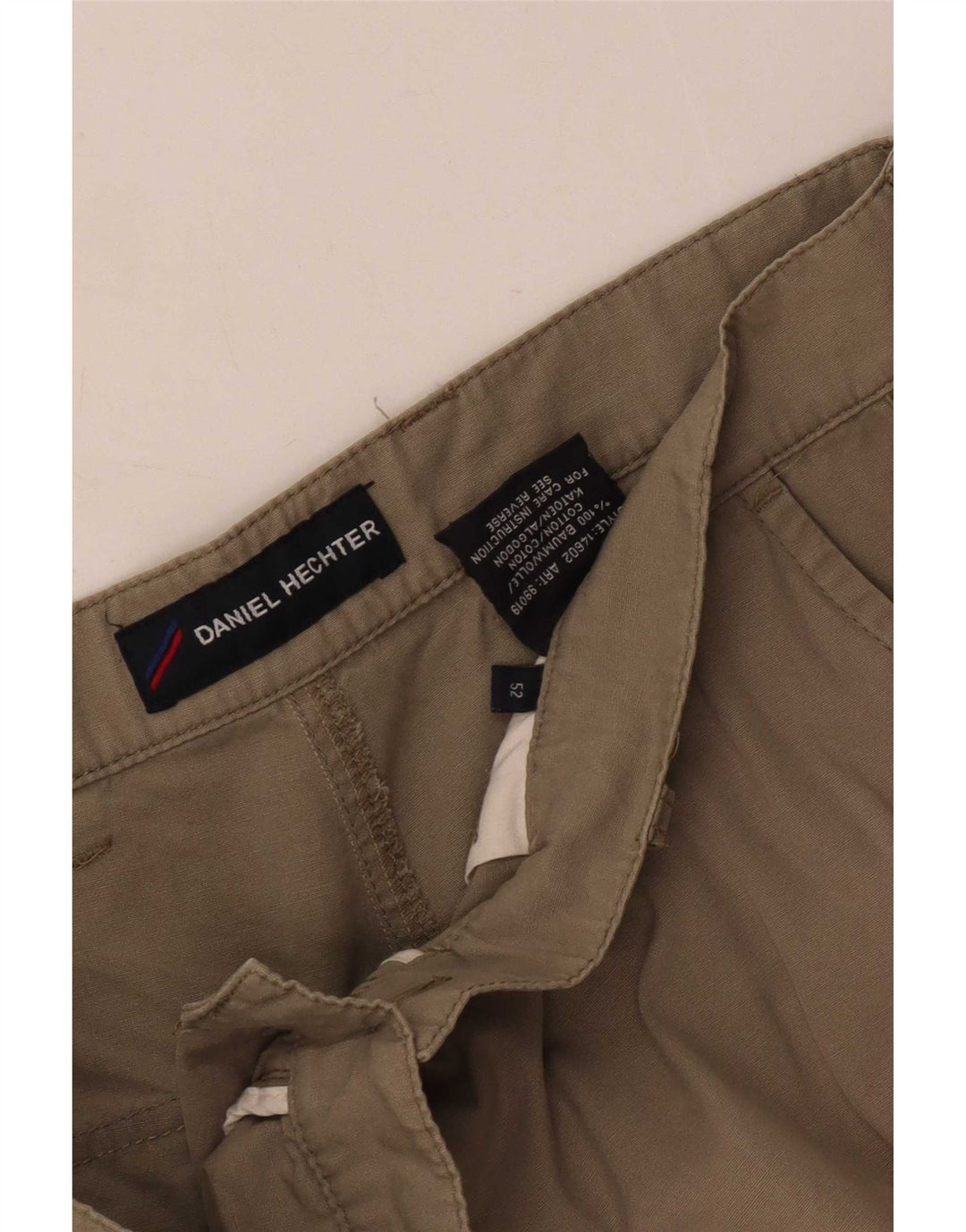 Daniel Hechter Short cargo pour homme EU 52 XL W34 Coton beige