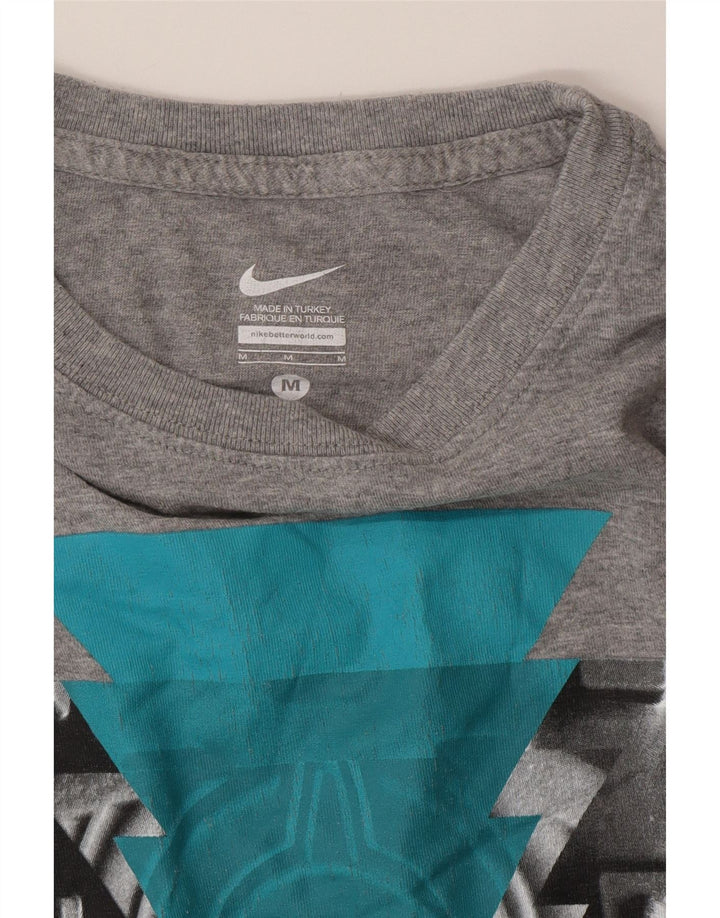 NIKE T-Shirt Graphique Homme Gris Moyen