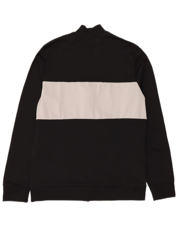Adidas Veste de Survêtement Garçon 15-16 ans Noir Colourblock Polyester