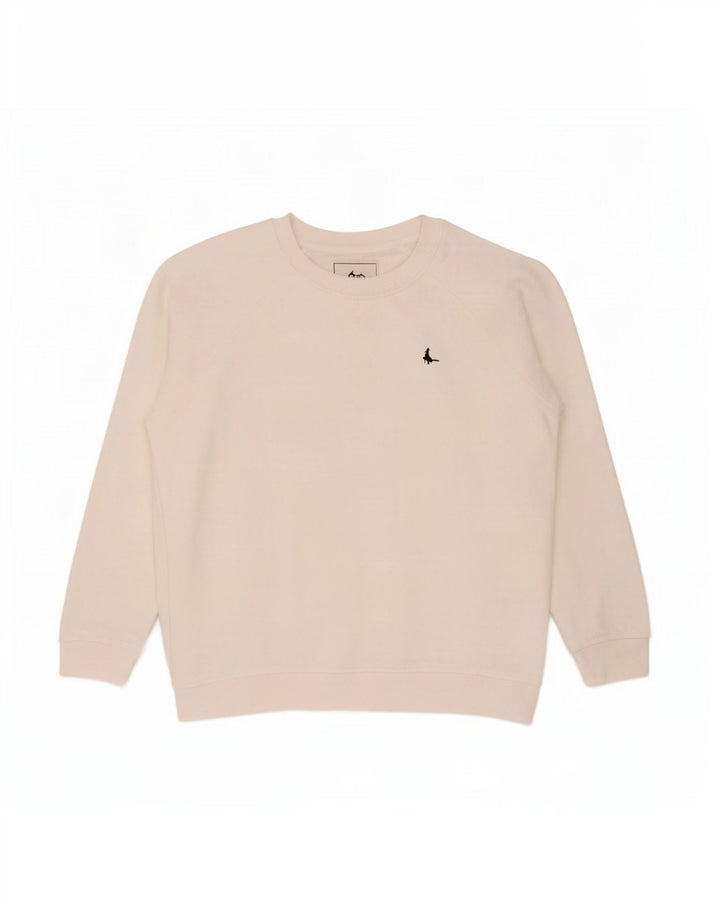 Jack Wills Sweat-shirt pour femme UK 10 Petit coton blanc