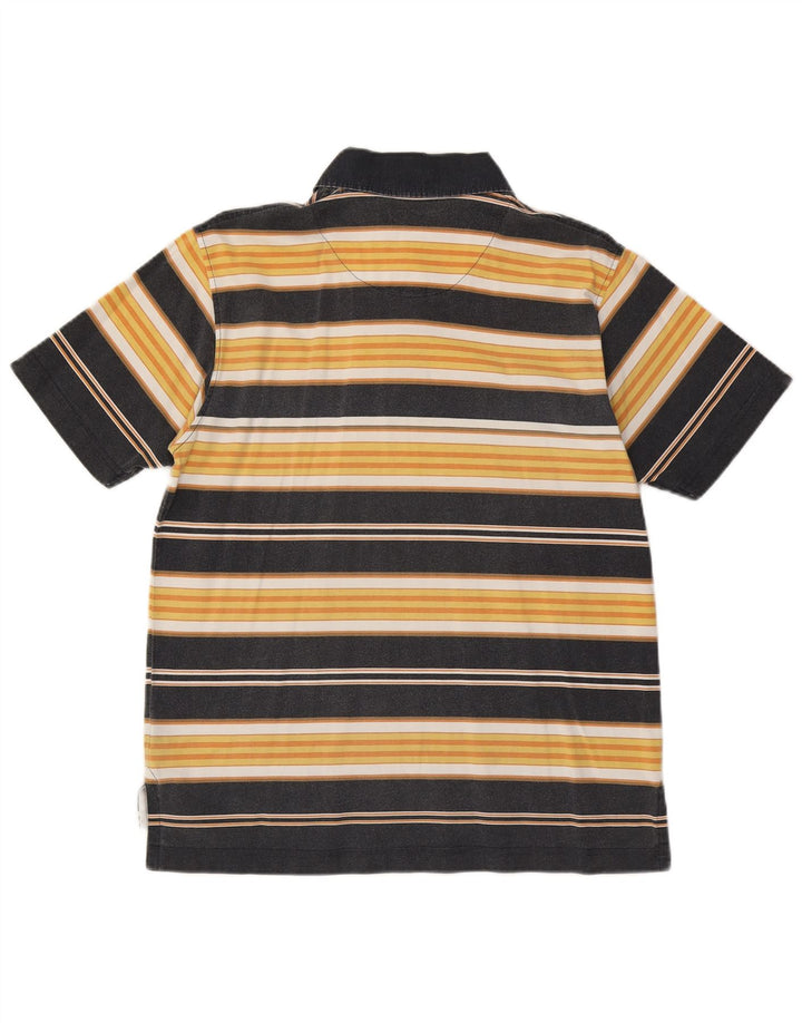 Marlboro Classics Polo Homme Petit Coton Rayé Jaune