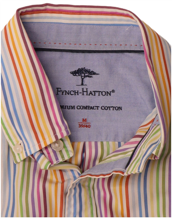 Fynch Hatton Chemise Homme Taille 39/40 Medium Multicolore Rayé