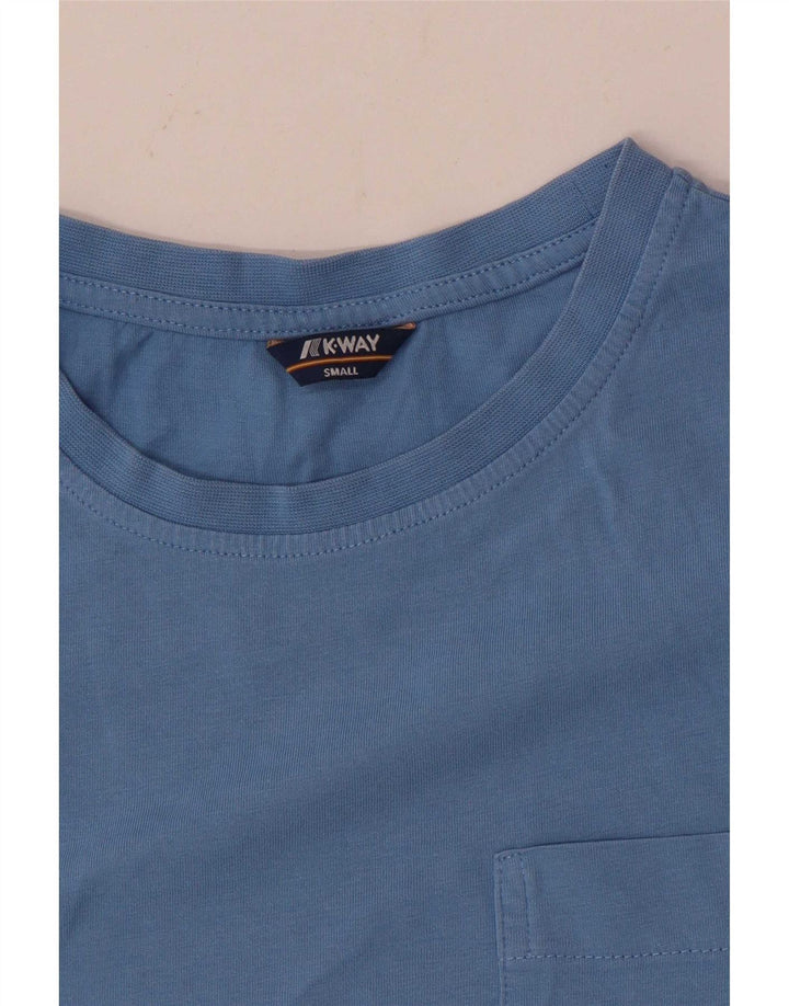K-Way T-shirt pour femme UK 10 Small Bleu