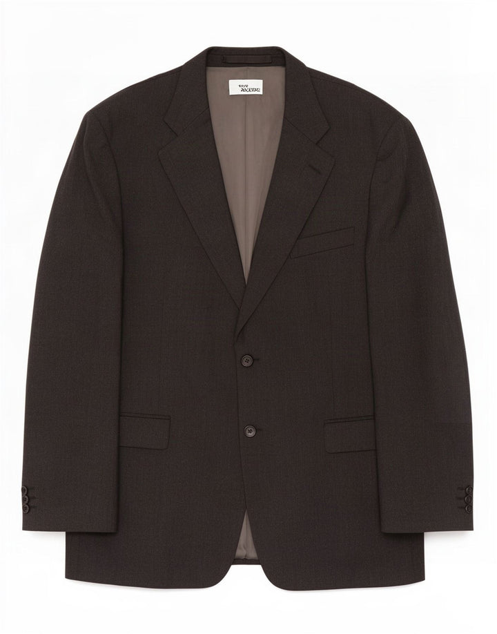 Marks & Spencer Veste blazer à 2 boutons pour homme UK 44 XL Gris laine vierge
