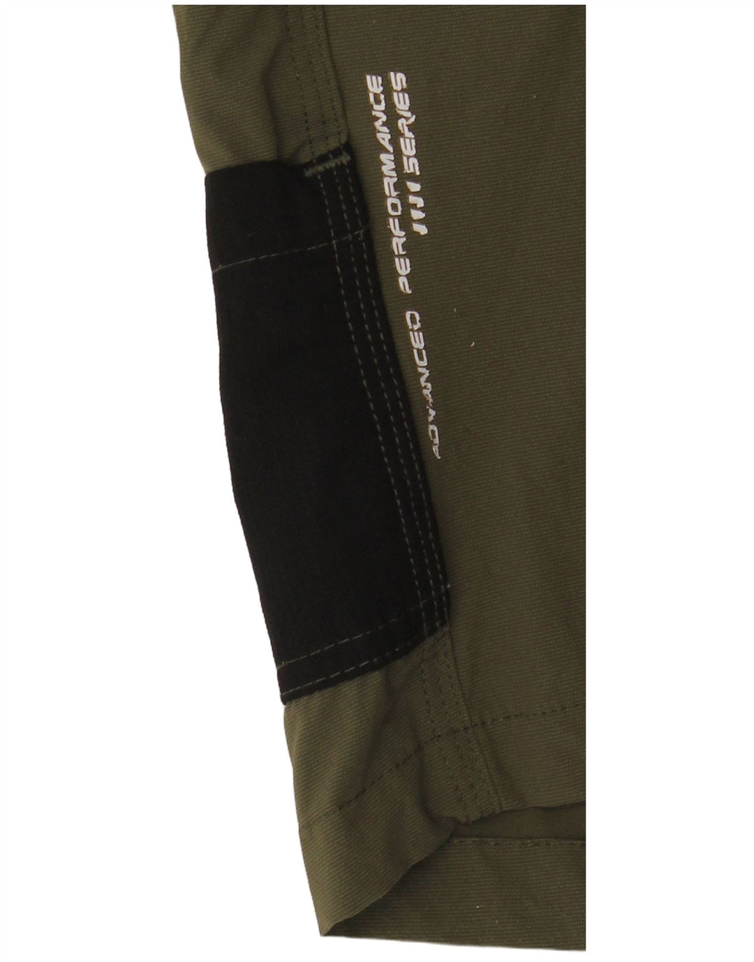 vintage Mens Graphic Cargo Shorts Grand W34 Kaki Colourblock