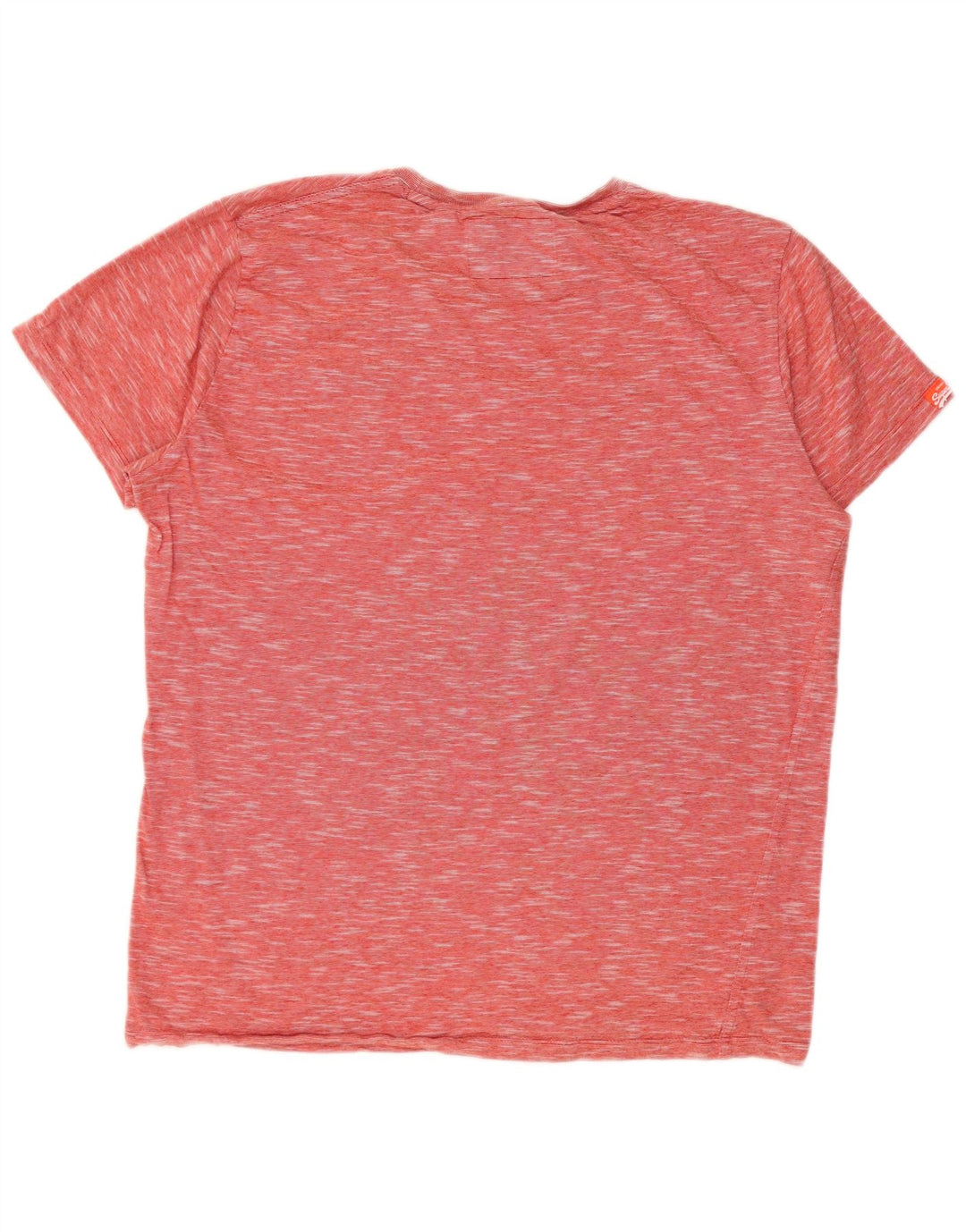Superdry T-Shirt Top XL Rouge Moucheté Homme