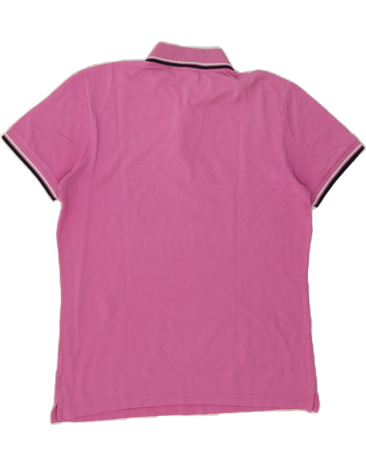 DIADORA Mens Polo Shirt Large Pink Cotton Vintage Diadora and Second-Hand Diadora from Messina Hembry 