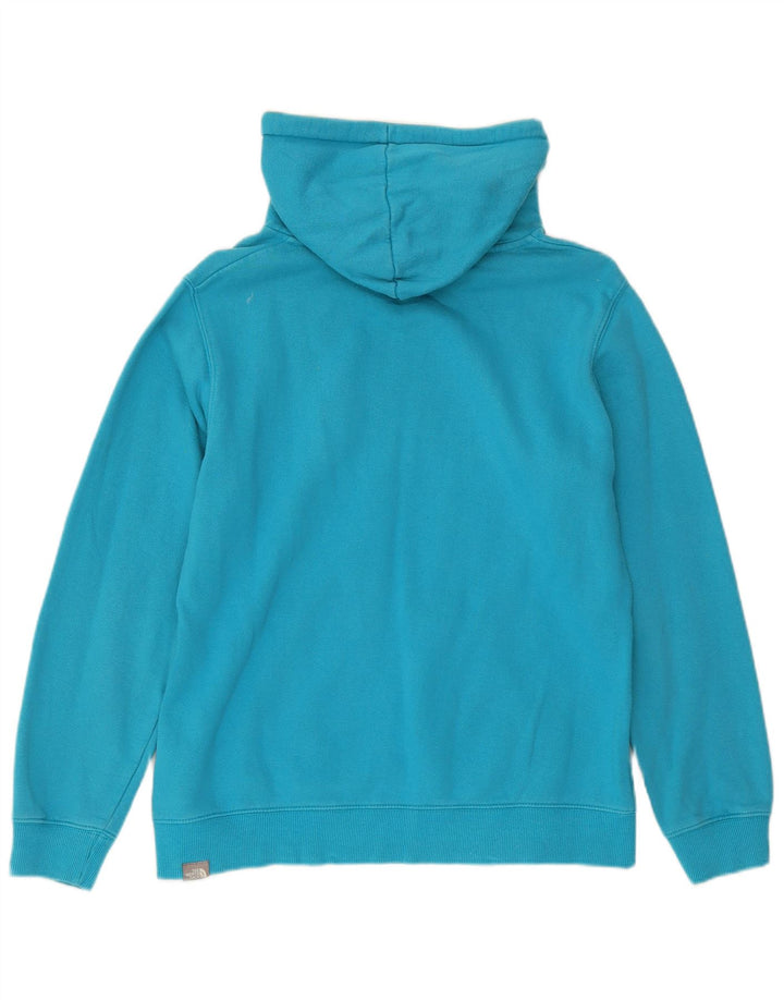 THE NORTH FACE Pull à capuche graphique pour femme UK 16 Grand coton bleu