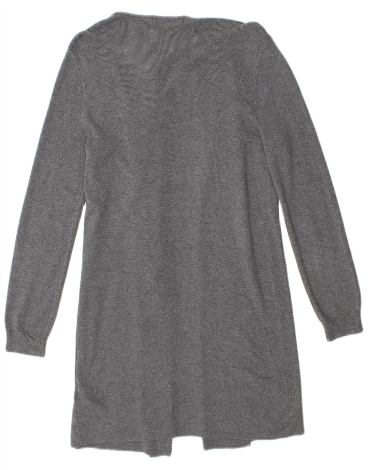 Marks & Spencer Pull cardigan ouvert long pour femme UK 10 Small Gris