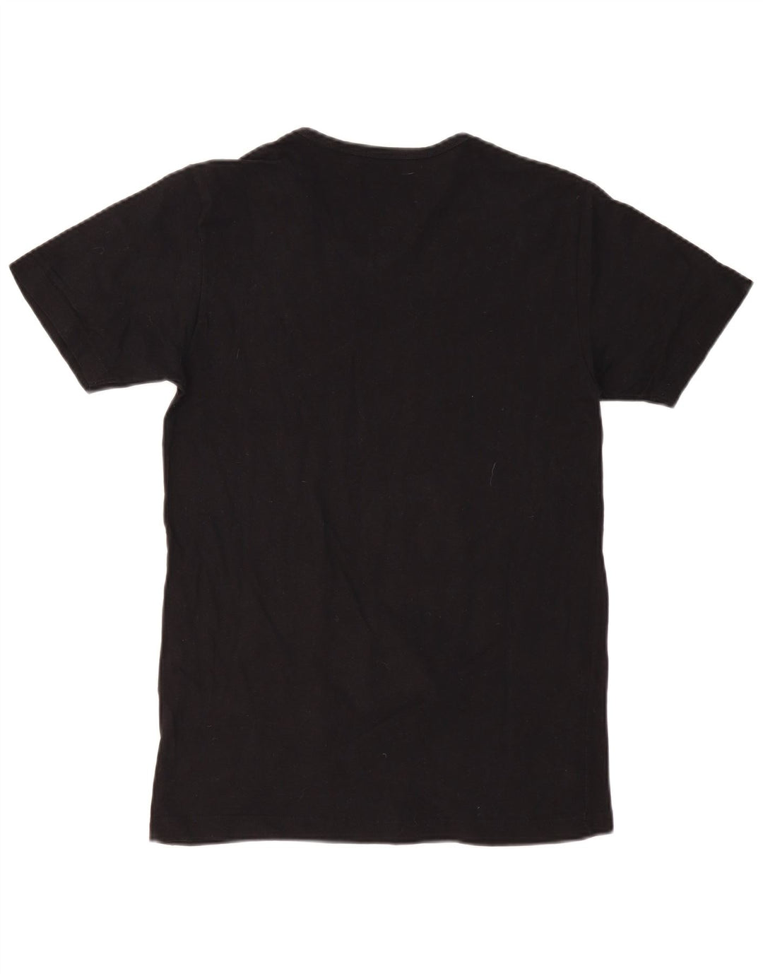 KAPPA T-Shirt Femme Top UK 14 Large Noir Coton