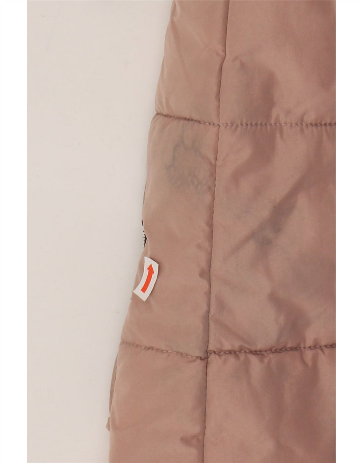 KHUJO Manteau rembourré à capuche surdimensionné pour femme UK 6 XS Rose Polyester