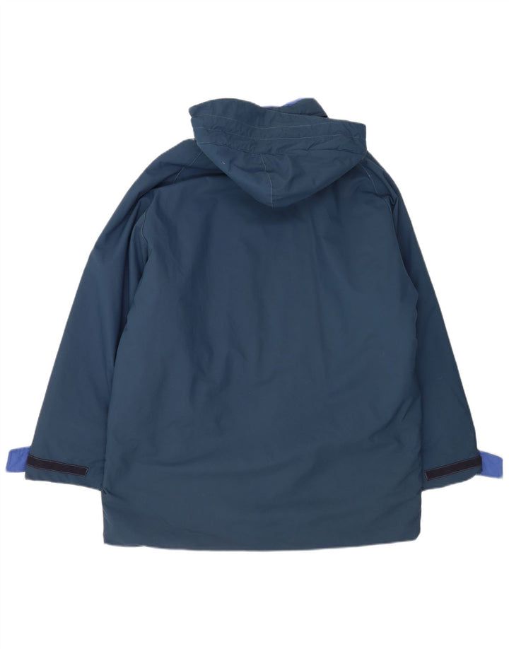 Murphy & Nye Veste Sherpa Parka à capuche pour homme UK 38 Bleu marine moyen