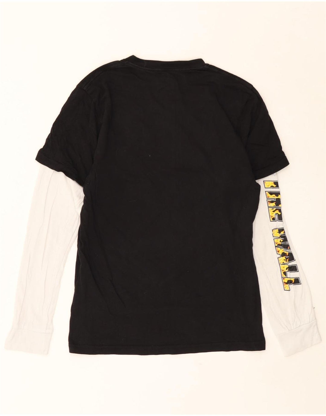 VANS Haut graphique à manches longues pour garçon 13-14 ans XL Noir Colourblock