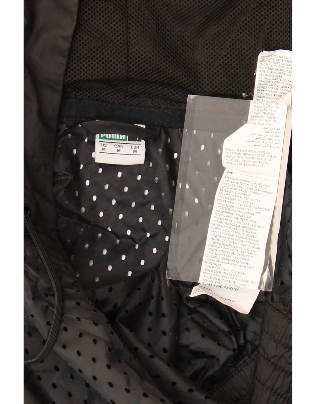 PUMA Veste de Survêtement à Capuche Graphique Homme Noir Moyen Polyester