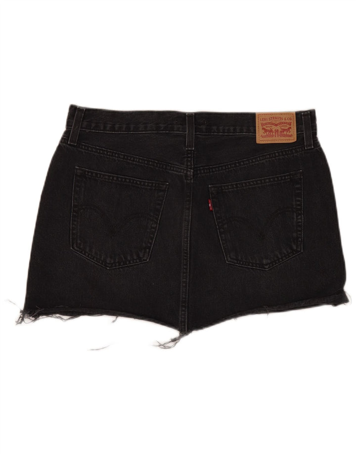 Levi's Jupe en Jean W31 Femme Noir Moyen Coton