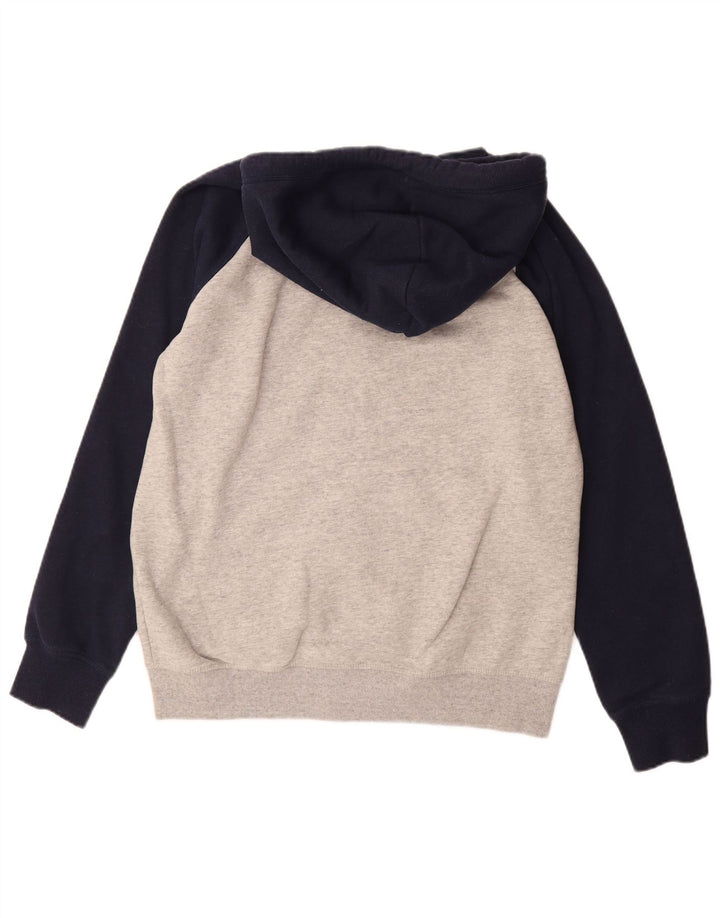 SUPERDRY Pull à capuche zippé pour homme XL Gris Colorblock Coton