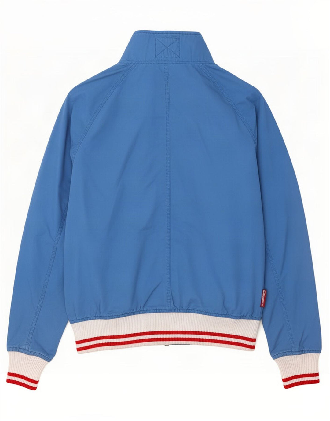 Superdry Veste Bomber Homme UK 38 Coton Colorblock Bleu Moyen