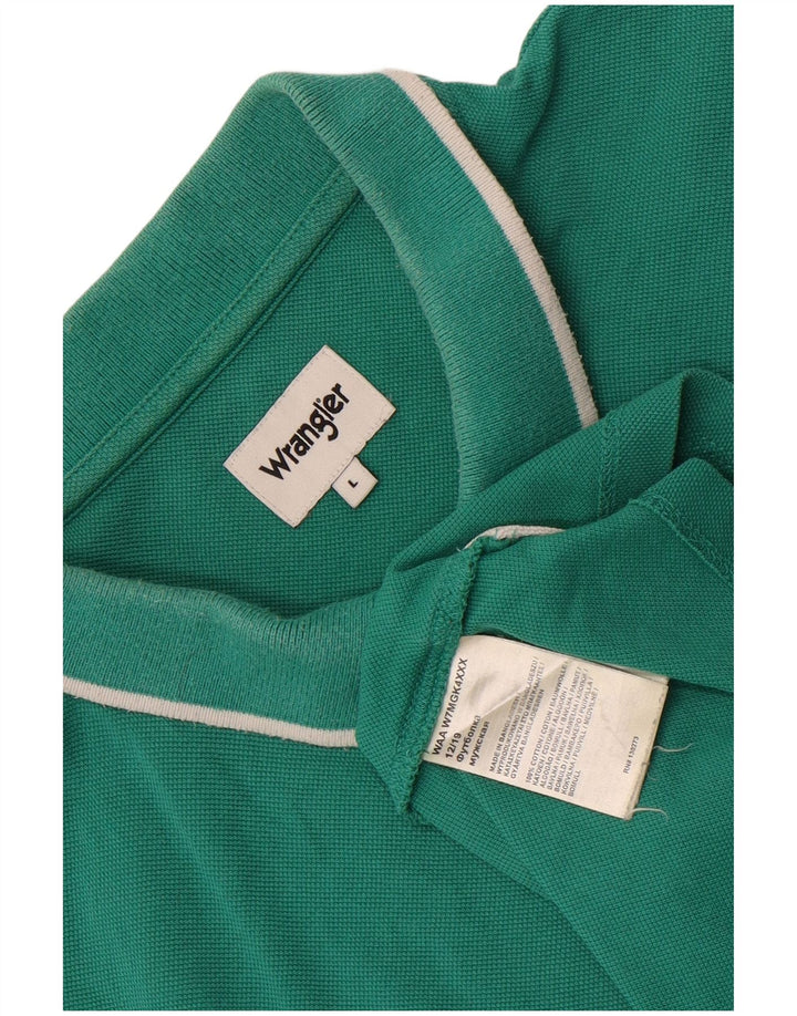 Wrangler Polo Homme Grand Coton Vert