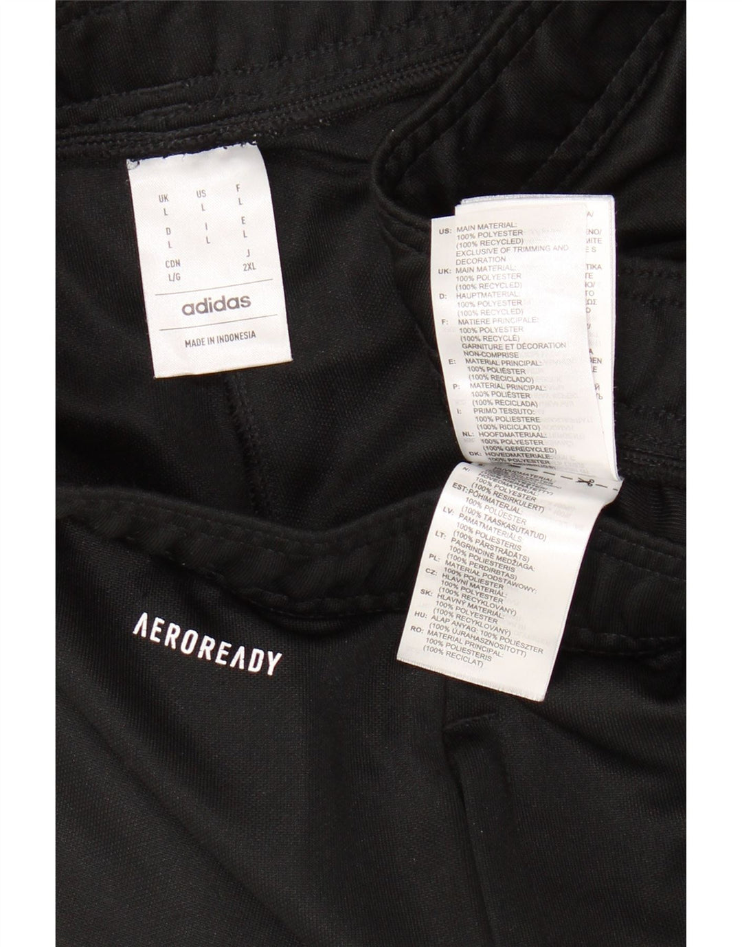 ADIDAS Pantalon de survêtement Aeroready pour hommes Large Noir Polyester