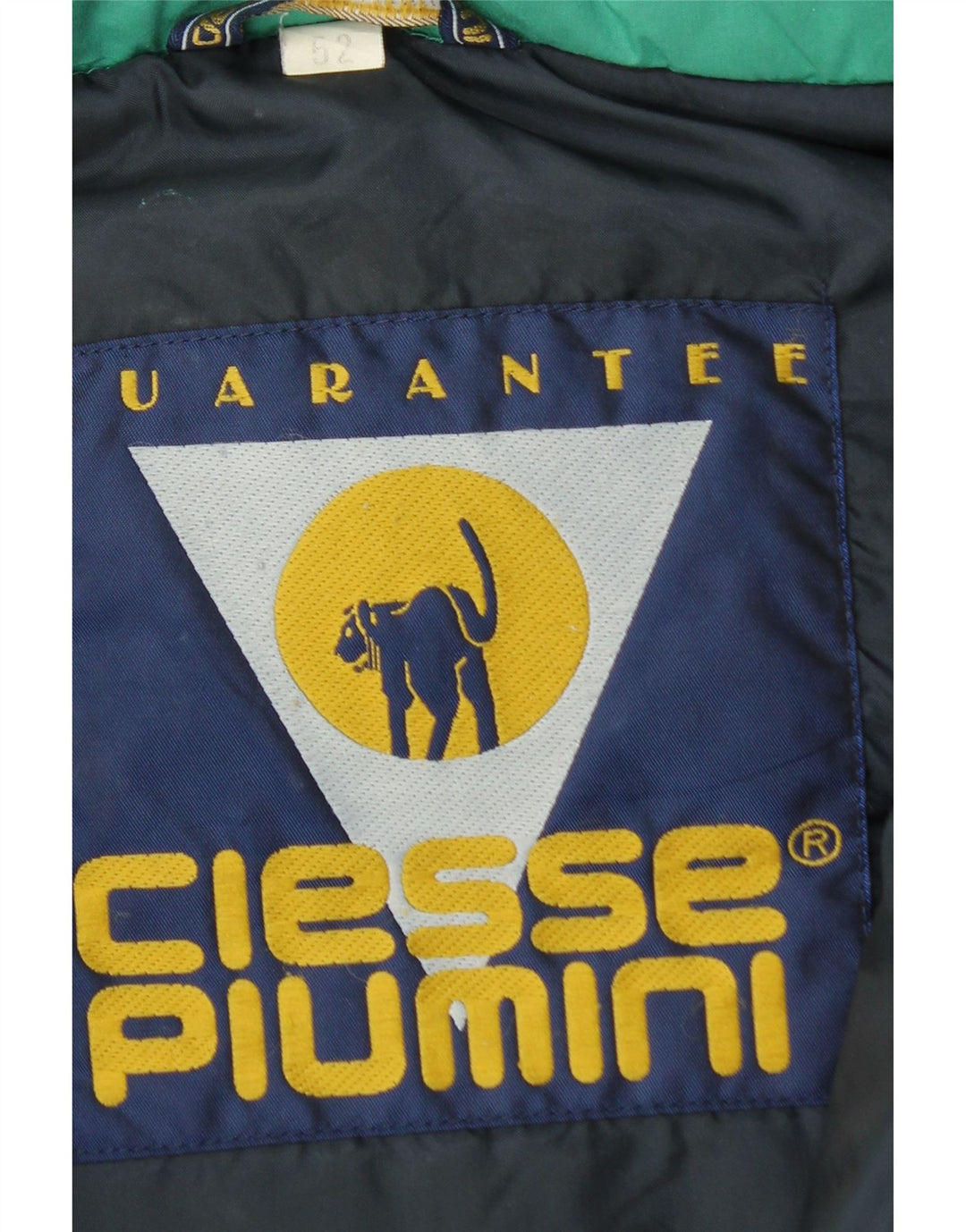 Ciesse Piumini Veste matelassée à capuche pour homme IT 52 Large Vert Polyester Moderne
