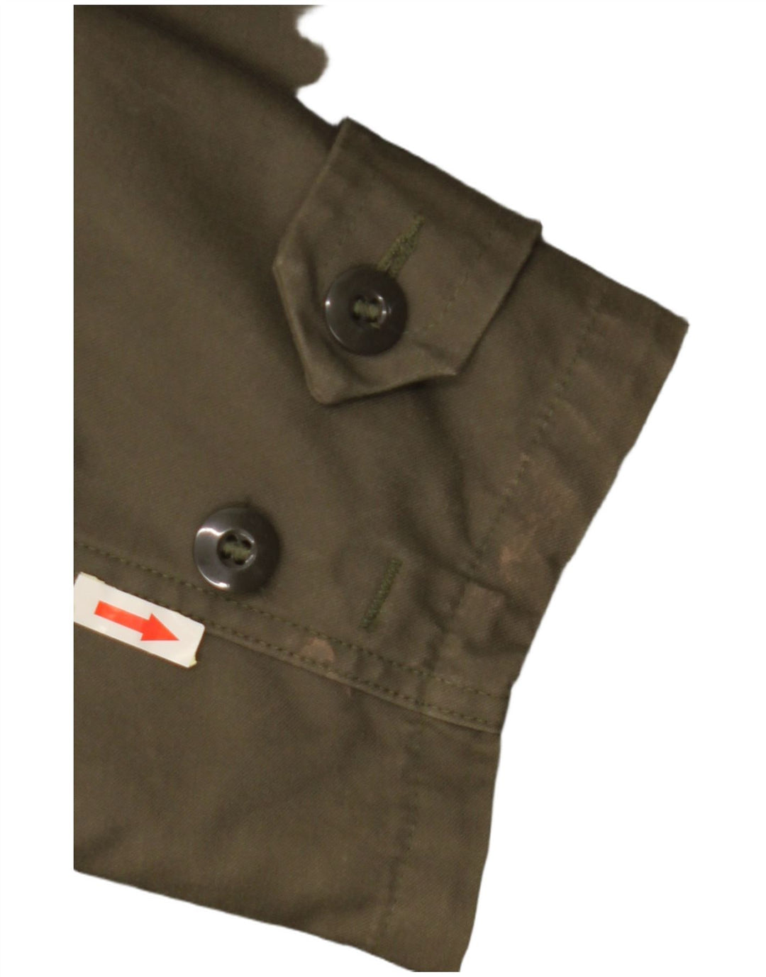 VINTAGE Veste Parka à capuche militaire pour homme UK 40 Grand Vert