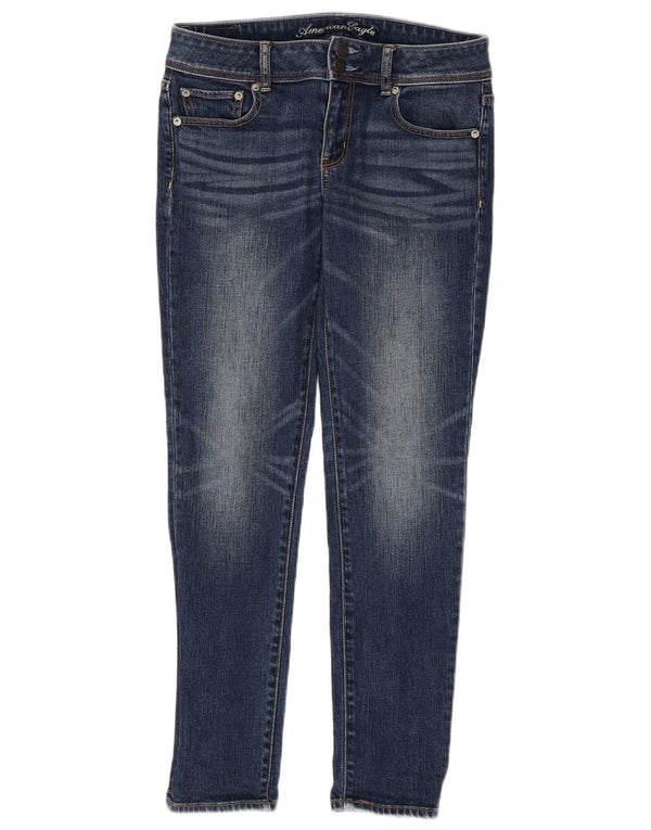 American Eagle Jean skinny pour femme US 6 Medium W30 L29 Bleu marine Coton