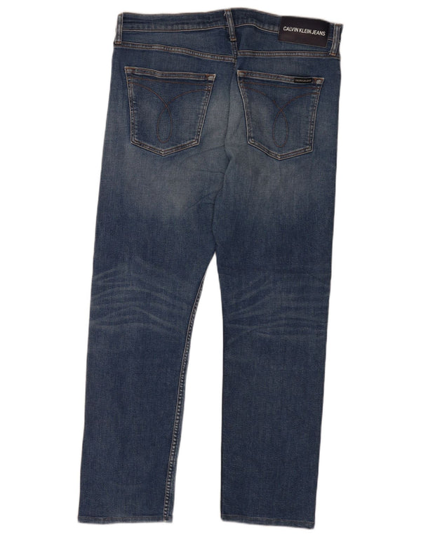 Calvin Klein Jean Slim Homme W36 L32 Bleu