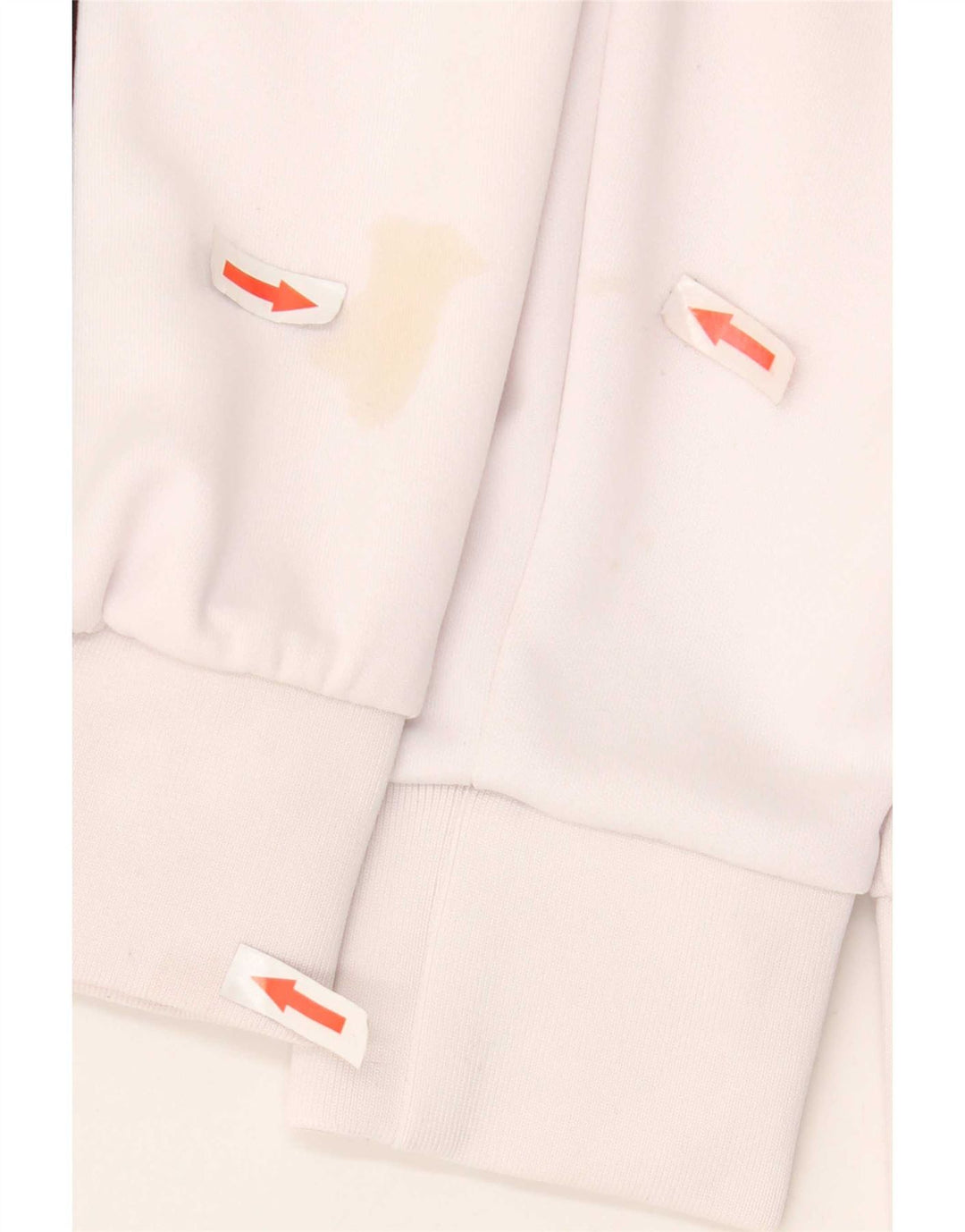 Fila Veste de Survêtement Graphique Homme Blanc Moyen Polyester Colorblock