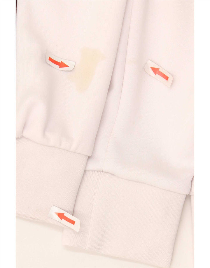 Fila Veste de Survêtement Graphique Homme Blanc Moyen Polyester Colorblock