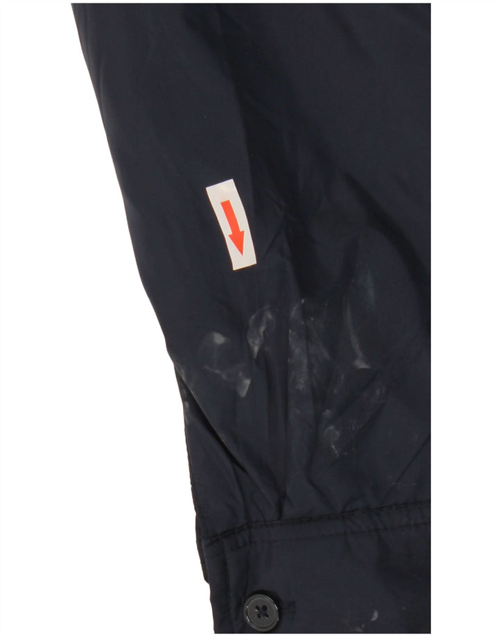 Zara Veste Coupe-Vent Homme UK 42 XL Bleu Marine Polyester