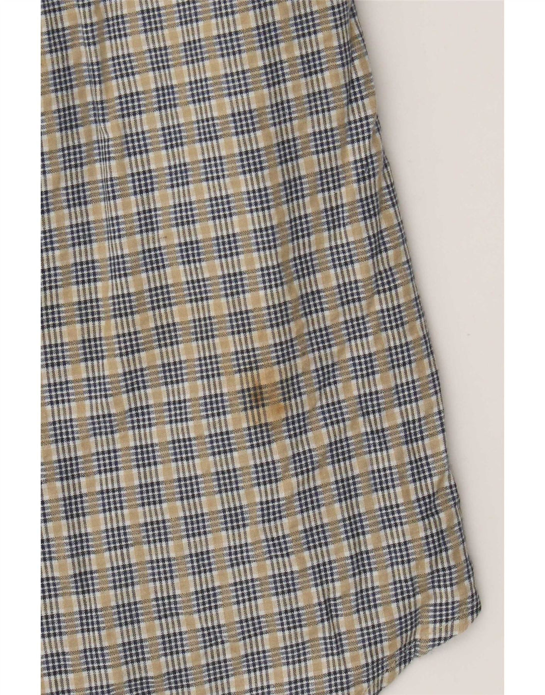 Timberland Chemise Homme Grand Carreau Beige Coton