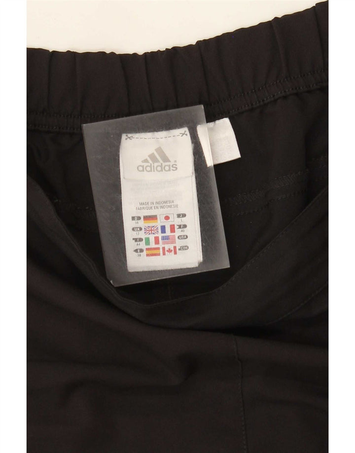 Adidas Short de sport pour femme UK 12 Medium Noir Polyester