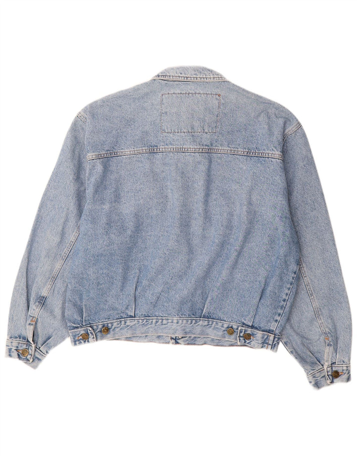 veste en denim homme vintage UK 42 XL Coton Bleu