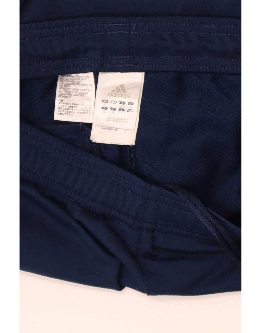 Adidas Pantalon de survêtement pour femme UK 12 Bleu moyen Polyester
