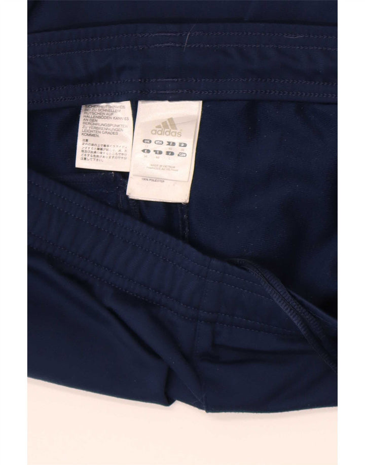 Adidas Pantalon de survêtement pour femme UK 12 Bleu moyen Polyester