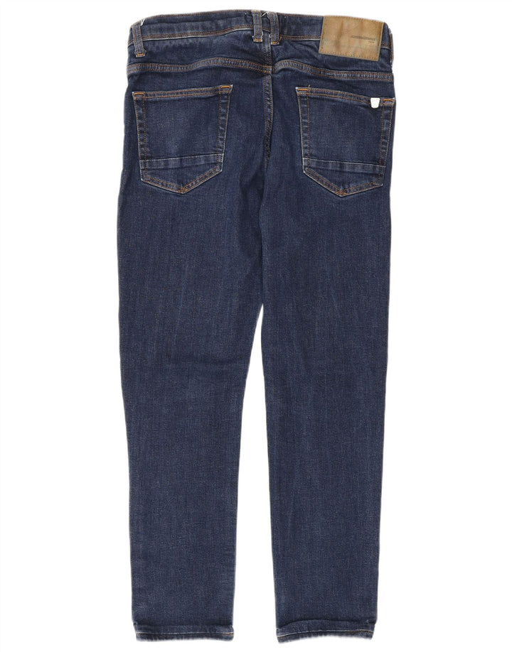 Zara Jean slim pour homme EU 42 Large W32 L26 Bleu