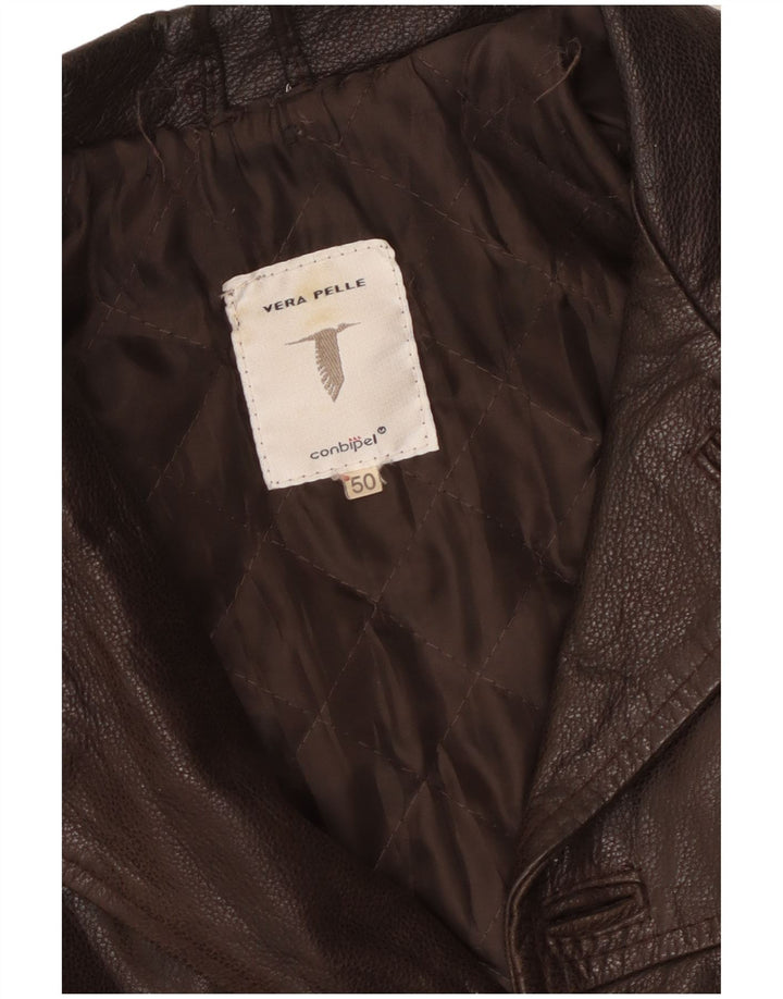 Conbipel Veste en Cuir Homme IT 50 Grand Cuir Marron