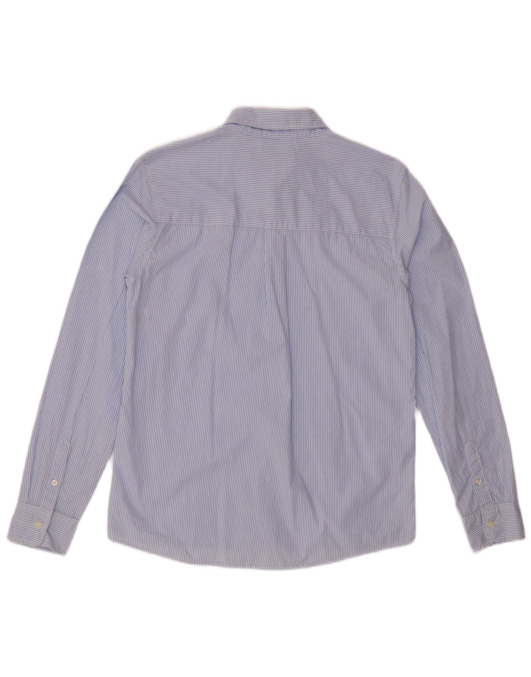 BENETTON Chemise Garçon 13-14 ans 3XL Bleu Rayure Coton