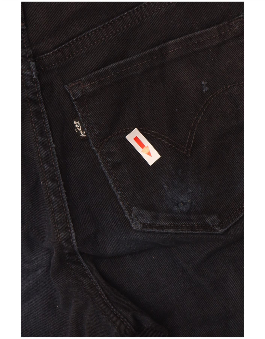 LEVI'S Demi Curve Jean droit coupe classique femme W26 L32 noir