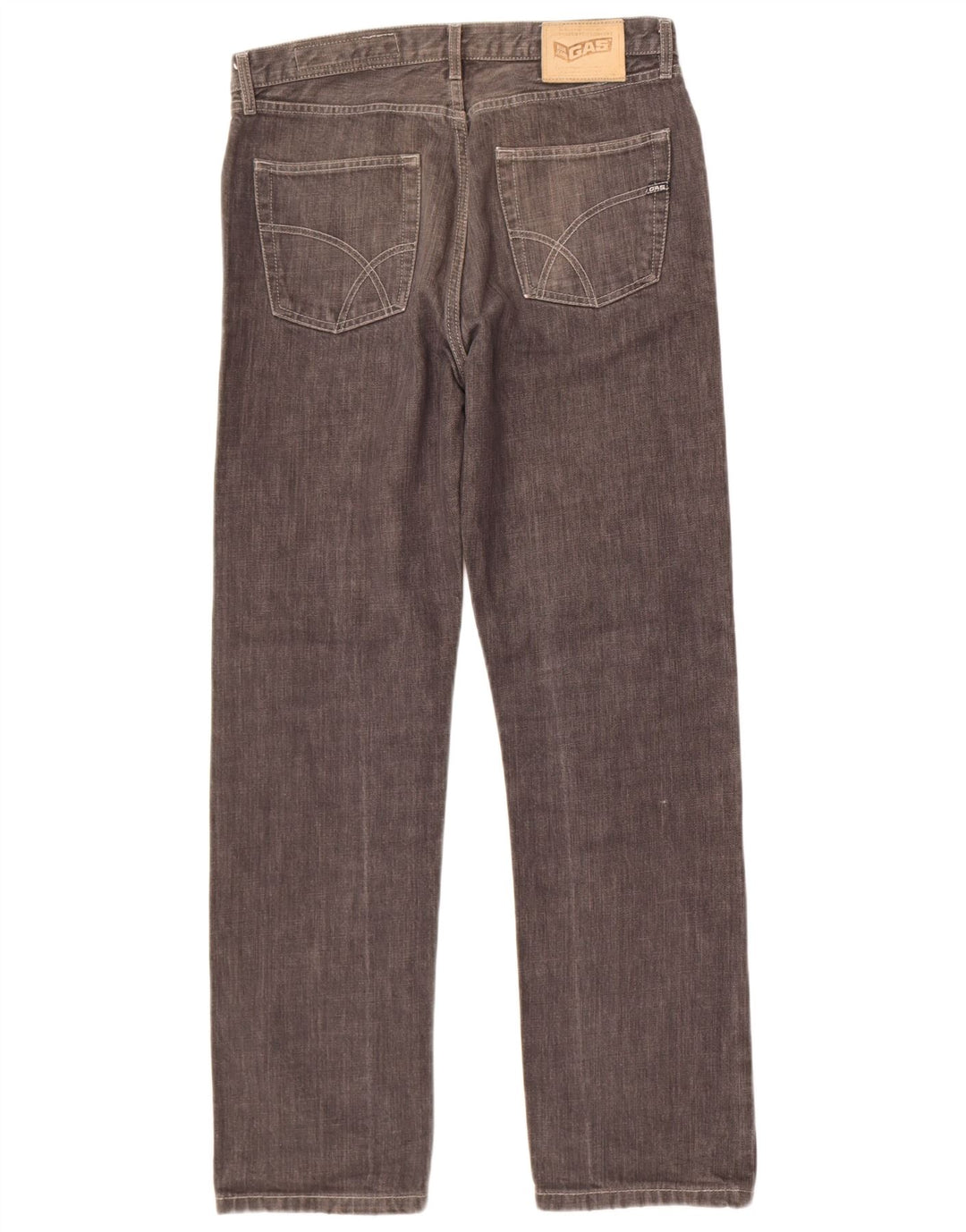 Gas Jean droit Memphis homme W33 L30 gris coton