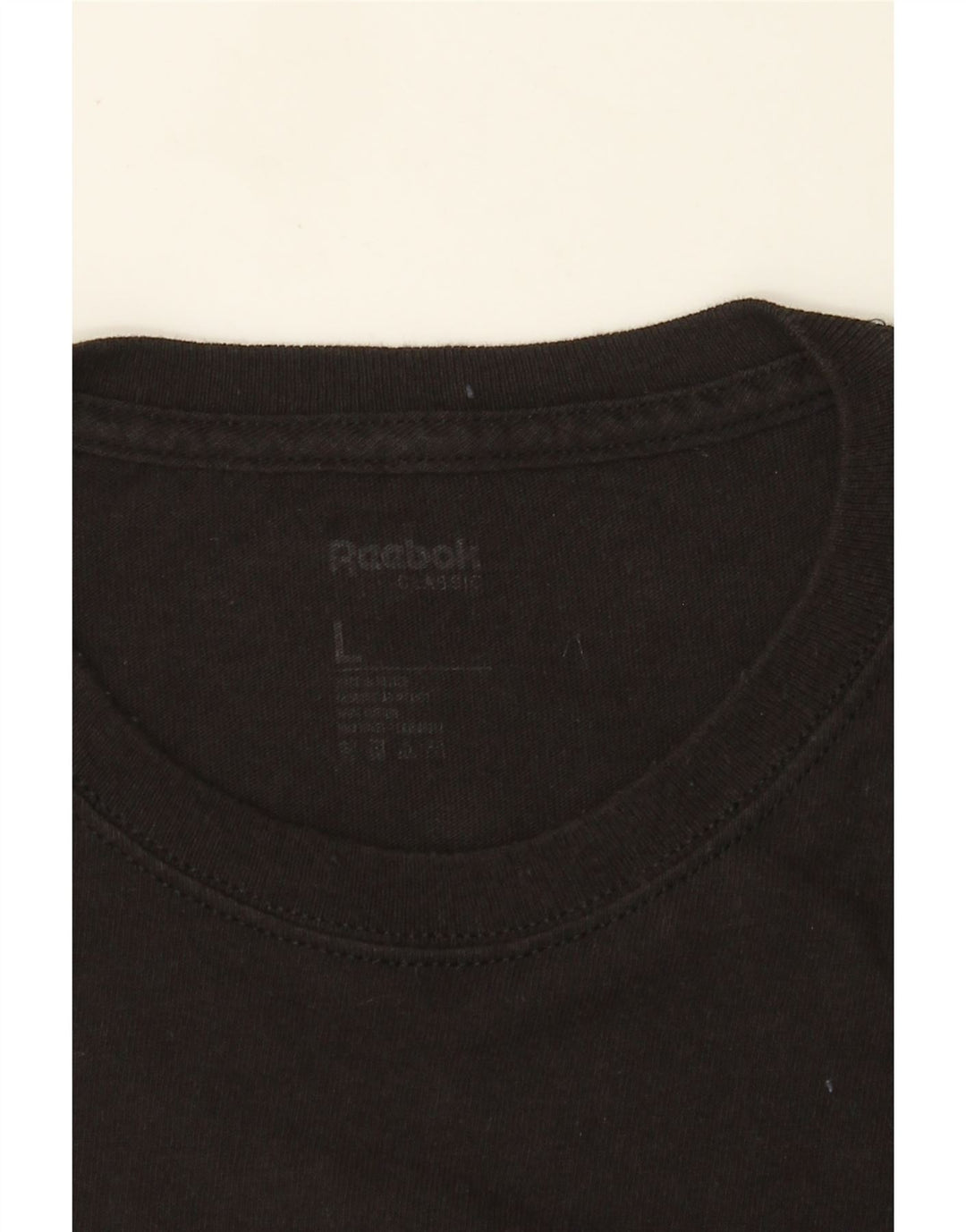 Reebok T-Shirt Graphique Homme Grand Noir